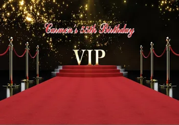 

custom gold Vip staircase red carpet stage photo backdrop Vinyl cloth High quality Computer print party Photography Backgrounds