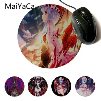 

MaiYaCa My Favorite anime touhou scarlet eyes Modern Mouse Pads Custom Design Gaming Computer Round Mouse pads For Dota 2