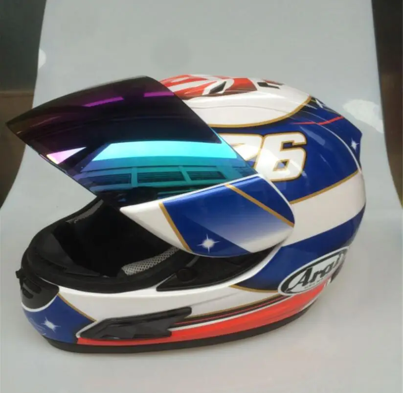 ARAI 26# мужские Мото GP синие шлемы дорожный мотоциклетный шлем капитан мотоцикл Casway велосипеды