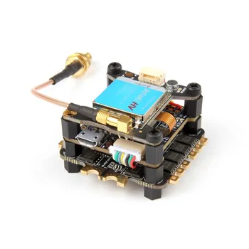 

Holybro TekkoS 4 in 1 30A BLHeli_S ESC + Kakute F4 V2 Flight Controller + Atlatl HV 5.8G 40CH VTX for RC Models FPV Drone