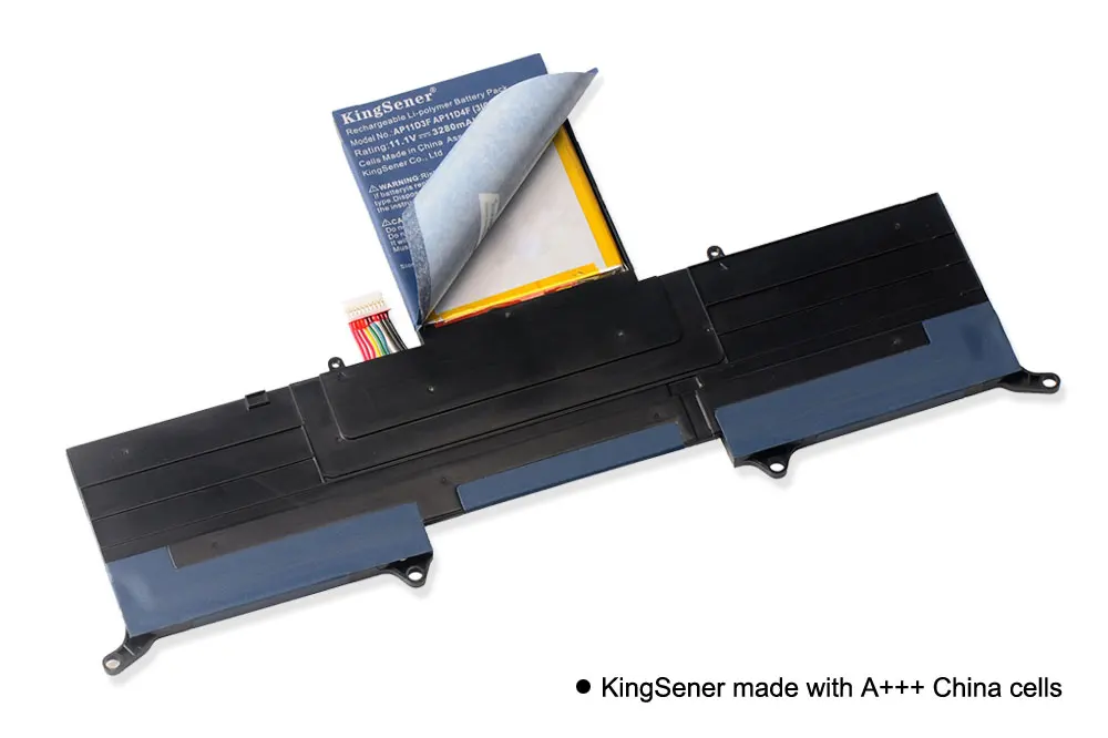 Новый аккумулятор KingSener для ноутбука AP11D3F AP11D4F Acer Aspire S3 951 MS2346 3ICP5/65/88 3ICP5/67/90 11 1 В 3280
