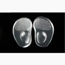 1 пара Для женщин мягкая силиконовая гелевая подушечка стельки силиконовый гель мяч Подушечка Для стопы стельки метатарзальный Опора Вставить Pad обувь подарок