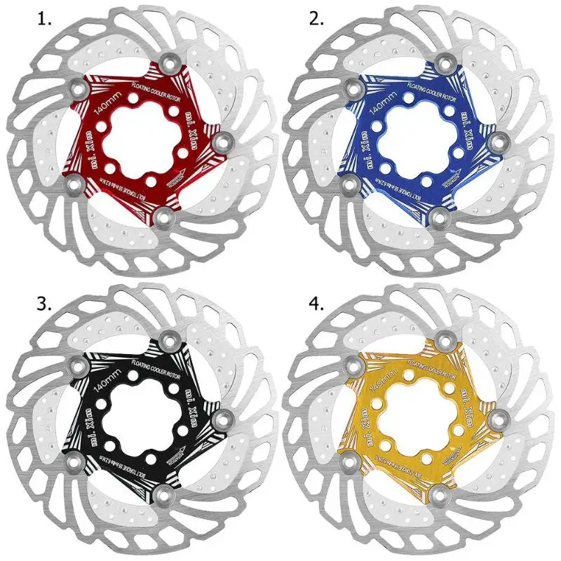 Горный велосипед тормоза роторы MTB быстро остыть Нержавеющая сталь 140/203 мм быстрое охлаждение плавающий диск тормозной ротор для велосипеда велосипед аксессуары