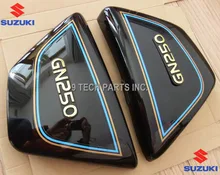 El derecho e Izquierdo Perfil Lateral Del Marco Paneles para GN 250 GN250 Color Negro
