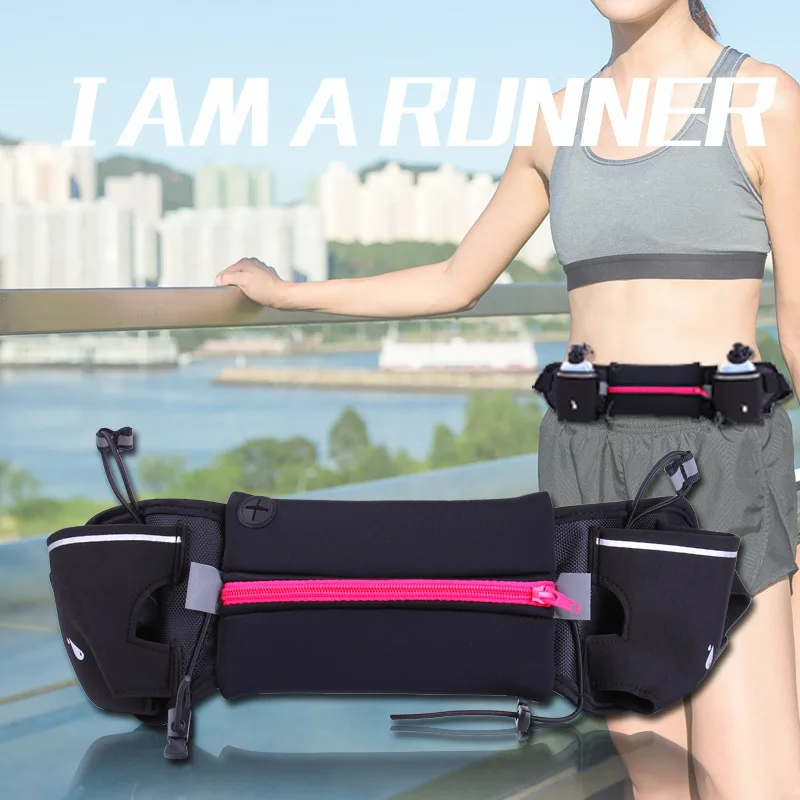 Running Waist Bags Outdoor For Man&Women Jogging Waist Pack Hydration Belt Bag Water Bottle Fitness Gym Lightweight Sport Wallet Running Waist Bags Outdoor For Man&Women Jogging Waist Pack Hydration Belt Bag Water Bottle Fitness Gym Lightweight Sport Wallet