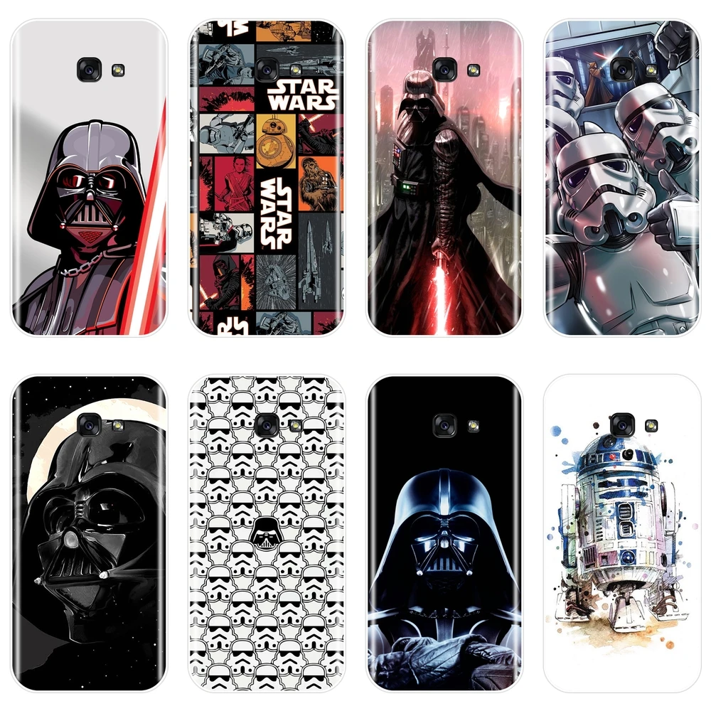 

Star Wars Darth Vader Phone Case Silicone For Samsung Galaxy A5 A7 2018 A6 A8 Plus TPU Back Cover For Samsung A3 A5 A7 2016 2017