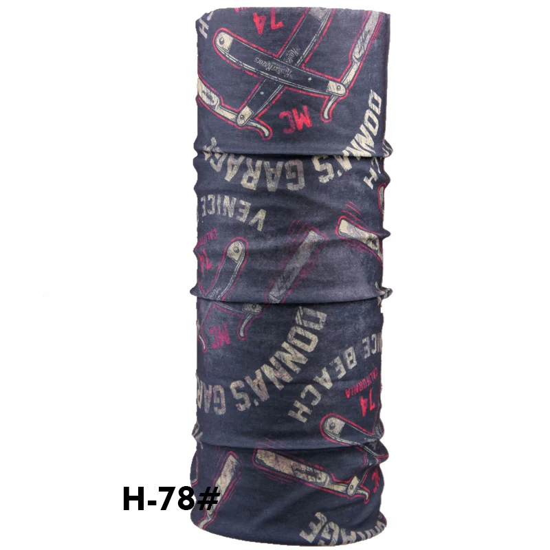 Дизайн дракон Череп Бандана Шарф Многофункциональный бесшовный трубчатый головной убор волшебный шарф подарок для ребенка HY16 - Цвет: H78