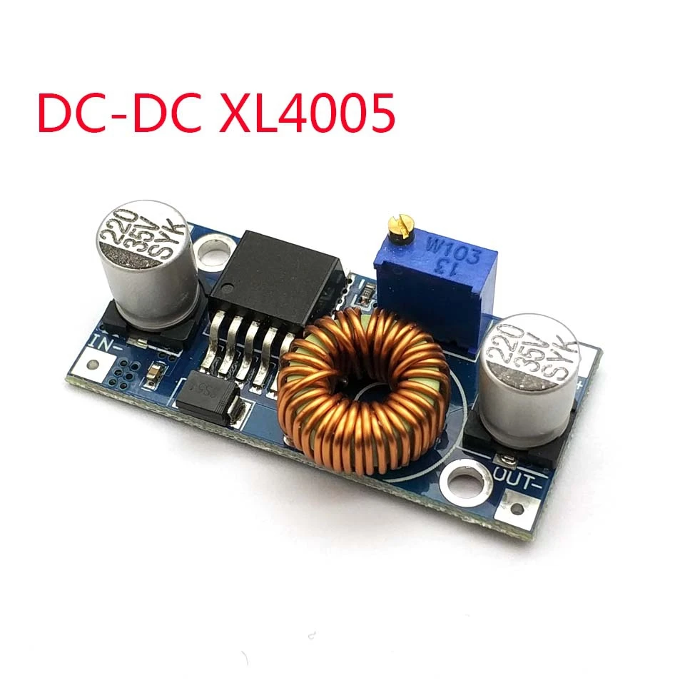 5A Max DC-DC XL4005 понижающий Регулируемый Модуль питания светодиодный модуль литиевого зарядного устройства