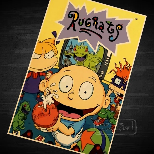 rugrats us tv shows vintage retro poster decorative diy wall canvas