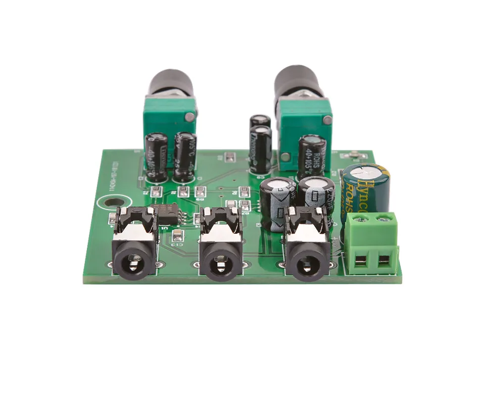 integrated amplifier AIYIMA 2Way Stereo Audio Signal Mixer Board Multi-Channels Mixing Board for One Way amplification Output Headset Amplifier Audio sound digital amp