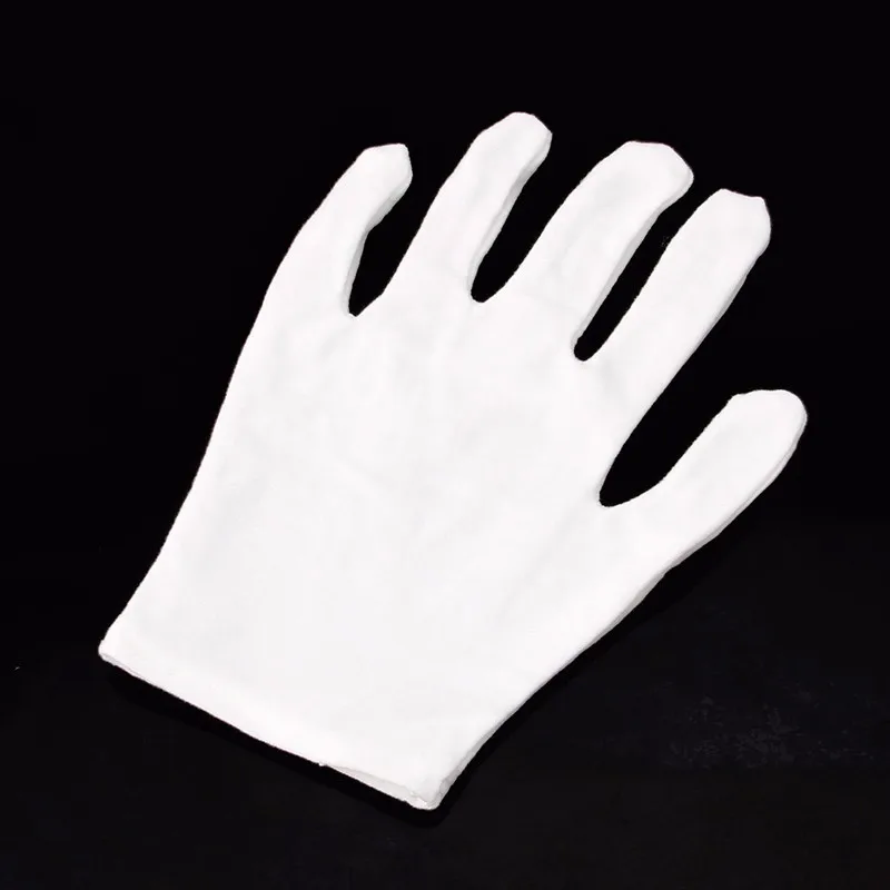 12 пар Белый инспекция хлопок Lisle рабочие перчатки Монета Ювелирные изделия легкий Новый F05