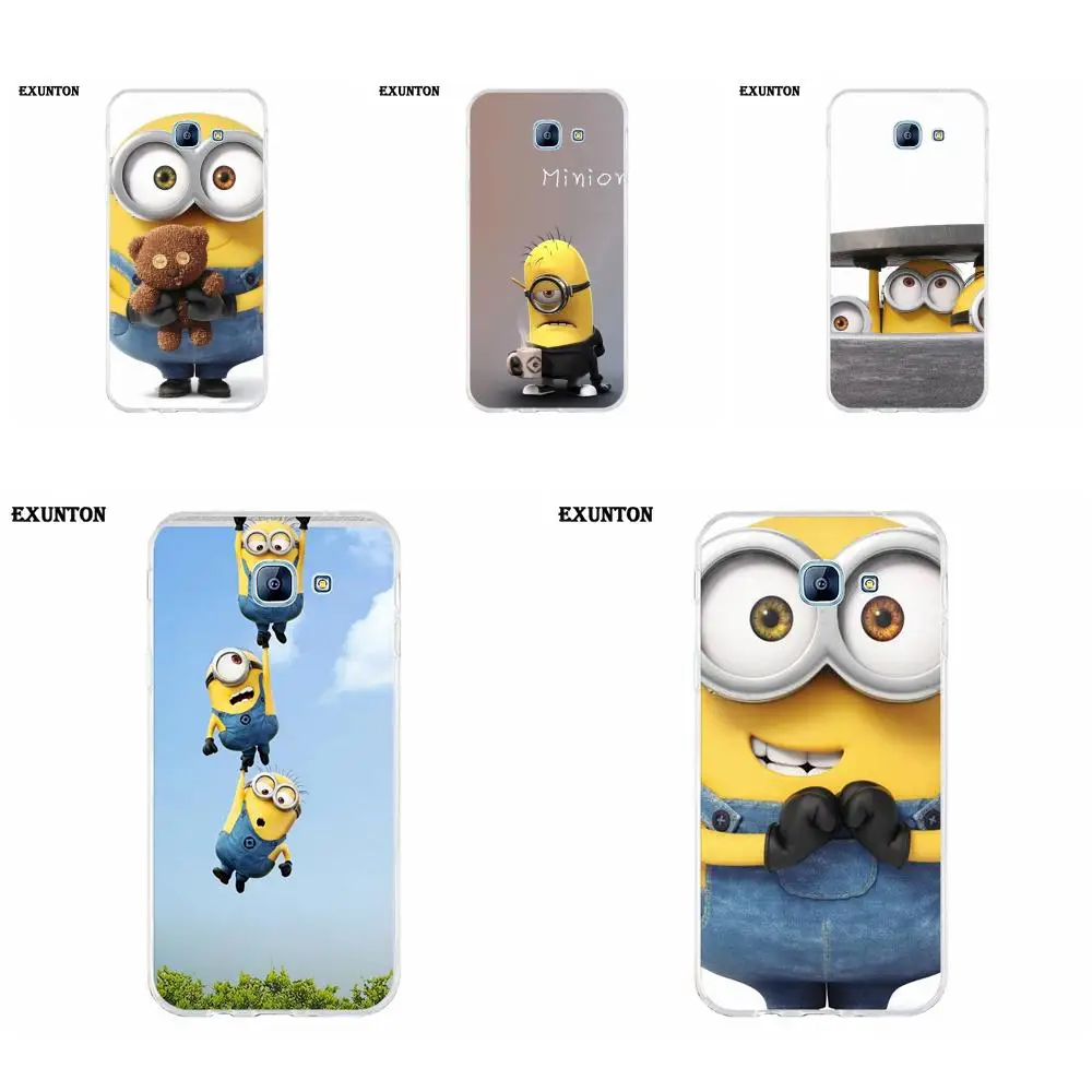 Желтый Миньоны восхитительные глаза для Huawei Honor 4C 5A 5C 5X 6 6A 6X 7 7A 7C 7X 8 8C 8S 9 10 10i 20 20i Lite