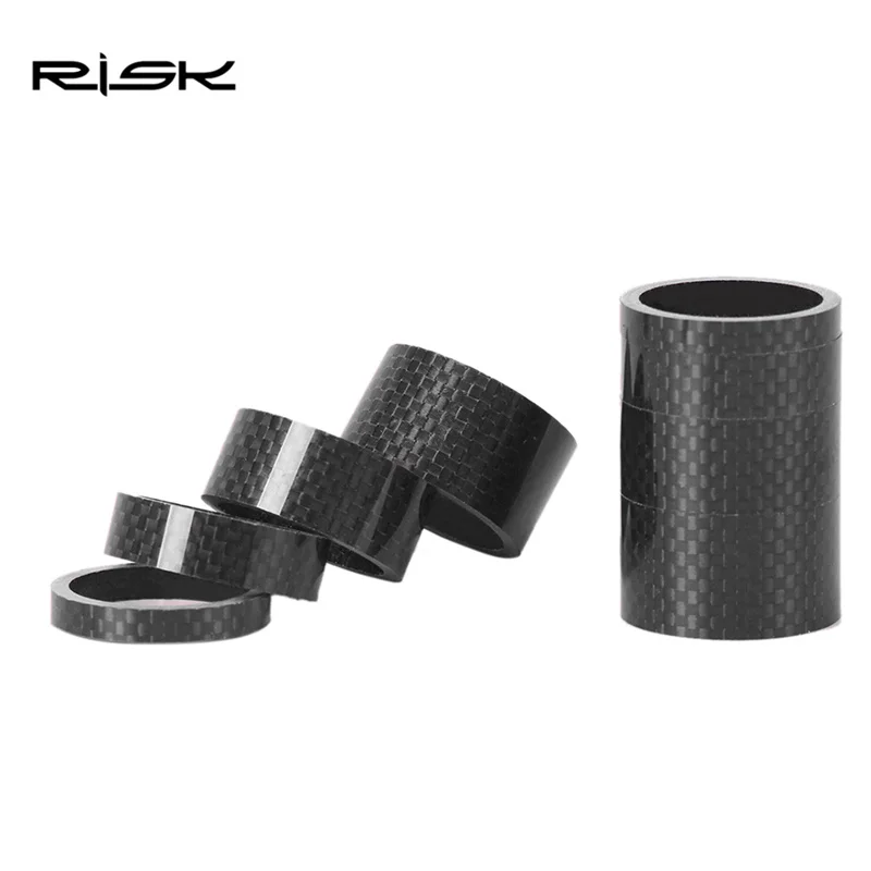 Buy RISK 5Pcs 3K Carbon Fiber Washer Set MTB Bike