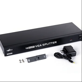 

16 Port VGA Splitter 1x16 350MHz 1920 x 1440 Wide Screen Video Cascaded 45M MT-35016