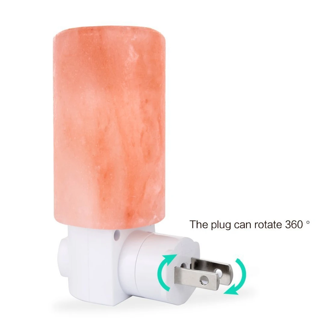 1pc US EU Plug Mini Cylinder Shape Wall Lamp Himalayan ...
