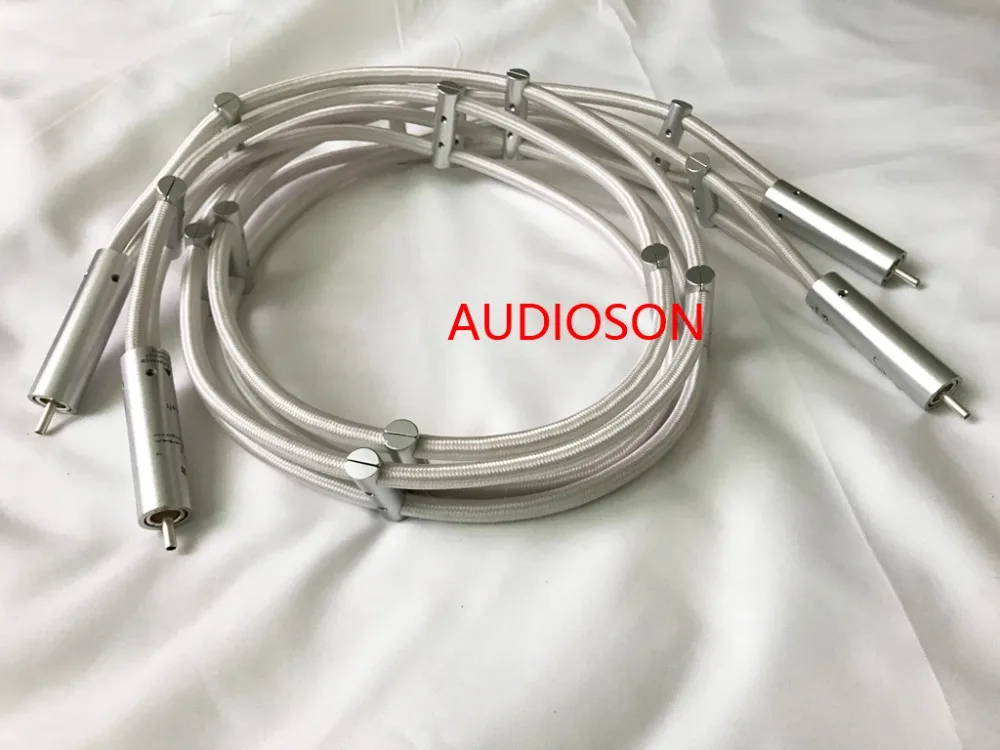 Hi End Demark серебристый кабель с интерфейсом RCA|rca interconnect|rca - rcainterconnect rca cables |