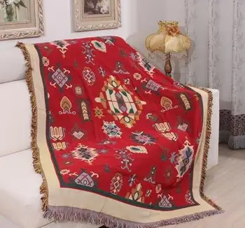 

Cotton knitted blanket multipurpose towel throw thread blanket decorate slipcover Throw on Sofa/Bed Plaid blanket free shipping