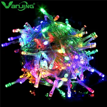 

LED String Light 10M 80leds 3XAA Battery Operated Portable Light Fairy Lights Christmas New Year Wedding Decoration Lights