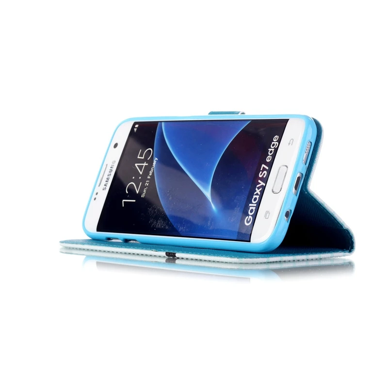 Модный чехол-бумажник для samsung Galaxy S8, S9, PIus, S4, S5, S6, S7 Edge, флип-чехол из кожи+ ТПУ, мягкий мультяшный Магнитный чехол-подставка