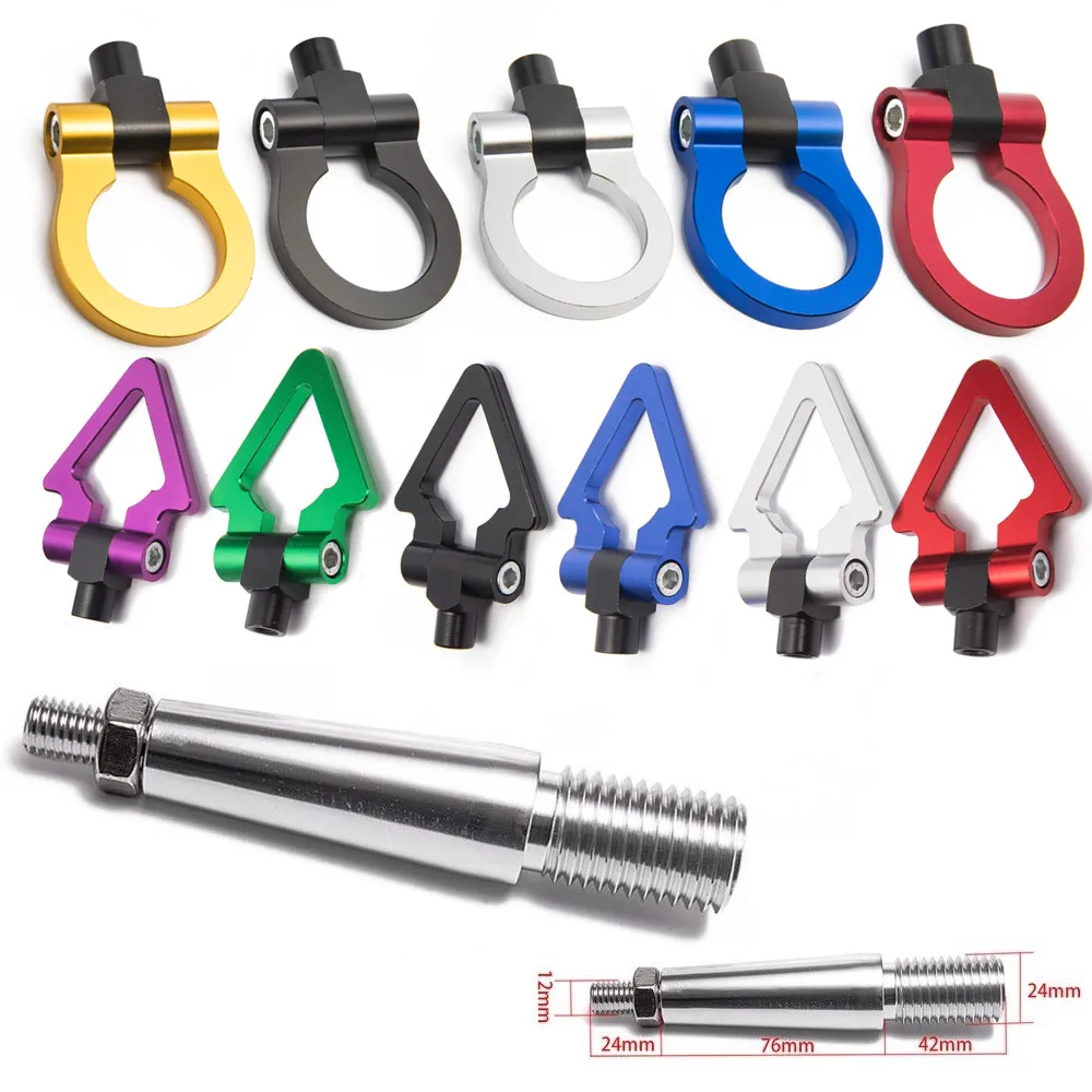 Jdm الألومنيوم الجبهة/سحب خلفي هوك كيت لهوندا لنيسان GTR R35 350Z 09-15 TK-RTHLPH014