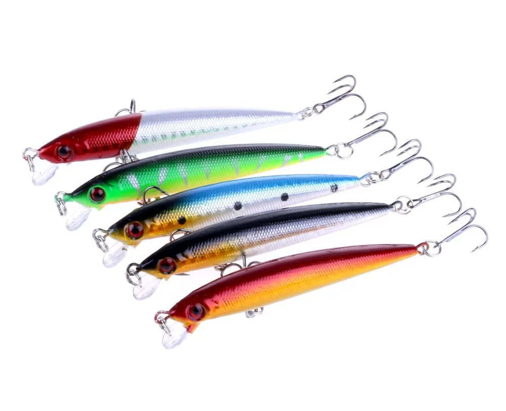 5PCS New hot sale freshwater lure set 8.5cm 6g hard artificial baits