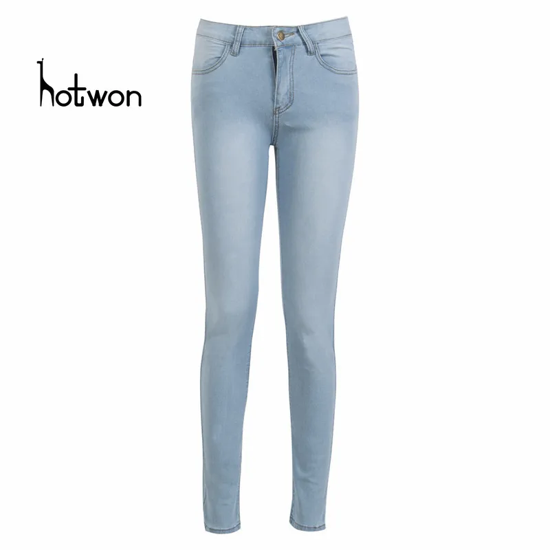 Plus Size XXXL Women Jeans Elegant Ladies High Waist Slim Skinny Jeans