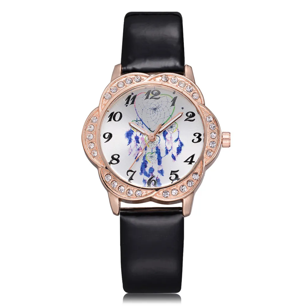 Новые женские роскошные кожаные нейтральные часы Geneva, мужские часы, дешевые женские наручные часы для девочек, подарок, часы Geneva relojes mujer, часы - Цвет: Black