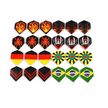 

60 PCS reflective laser dart wing set Durable Darts Flights high quality PVC Nice dart flights Outdoor Wing Tail Mixed Pattern