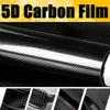 Super calidad Ultra brillante 5D fibra de carbono vinilo envoltura 4D textura Super brillante 5D película de carbono con tamaño: 10/20/30/40/50/60x152 cm ► Foto 1/6