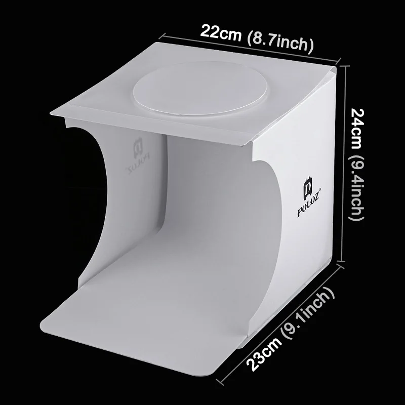 Goede Dual LED Panelen Opvouwbare Draagbare Foto Video Doos Verlichting Studio Schieten Tent Box Kit Emart Diffuse Studio Softbox lightbox