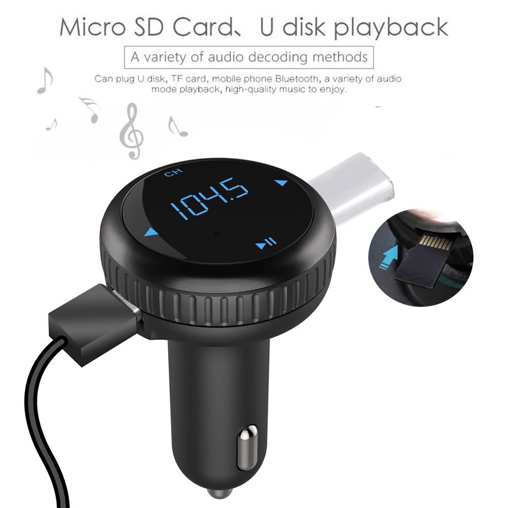 E0008 Bluetooth FM transmitter 2