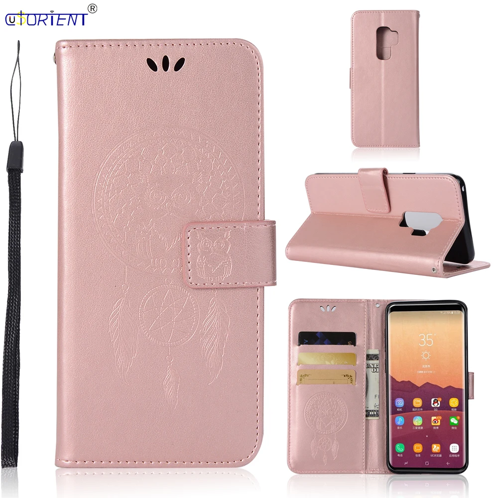 Флип-чехол для Samsung Galaxy S9 Plus G965 + SM G965F G965W G9650 G965N G965U G965F/DS кожаный чехол с отделением