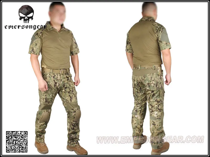 2015 NEW EMERSON Navy Seals Combat Set Summer Edition Knee Pad short