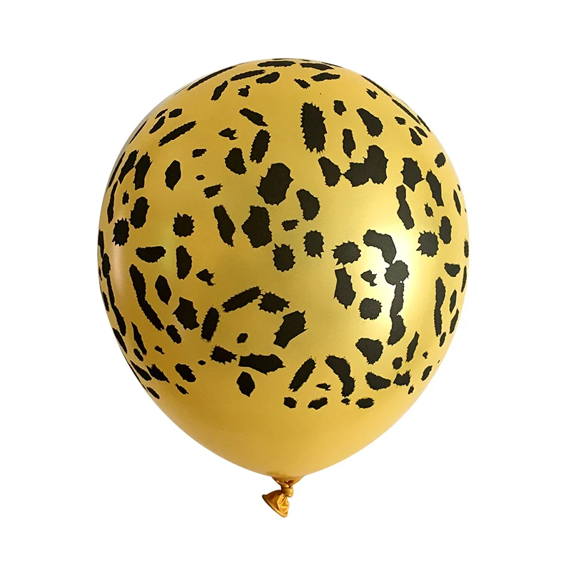 LQDIANTANG 10 шт. воздушные шарики из латекса с животными воздушный шар леопардовой окраски лес Джунгли Тема вечерние украшения для детей день рождения Надувные globos