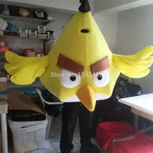 Рождество Хэллоуин желтая птица взрослых Маскоты костюм Необычные Экипировка персонажа из мультфильма платье