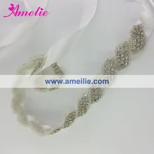 Роскошный горный хрусталь и Кристалл свадебное платье ремень