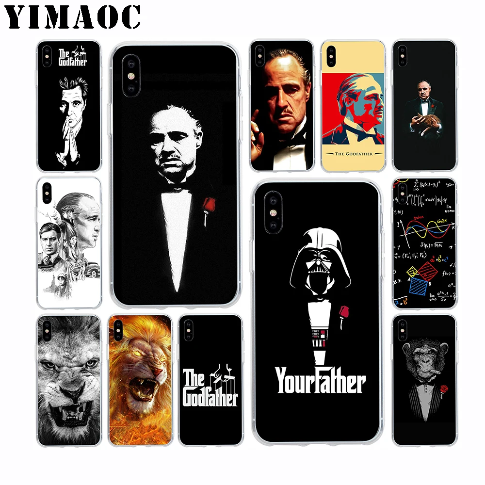 

YIMAOC The Godfather 1 2 3 Soft TPU Silicone Case for Apple Iphone Xr Xs Max X 10 8 Plus 7 6S 6 Plus SE 5S 5 7Plus 8Plus Cover