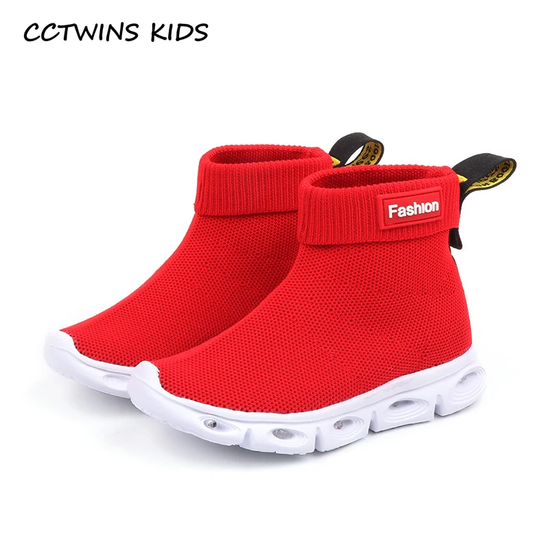 CCTWINS KIDS 2018 Spring Baby Boy Fashion LED Light Shoe Child Mesh High Top Trainer Kid Girl Brand Sport Glowing Sneaker F2209 CCTWINS KIDS 2018 Spring Baby Boy Fashion LED Light Shoe Child Mesh High Top Trainer Kid Girl Brand Sport Glowing Sneaker F2209