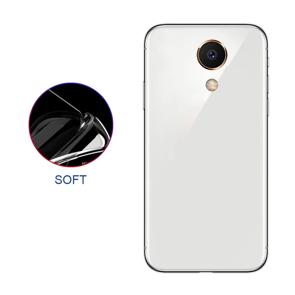 Прозрачный мягкий чехол для Meizu Noblue 5S Ультратонкий силиконовый