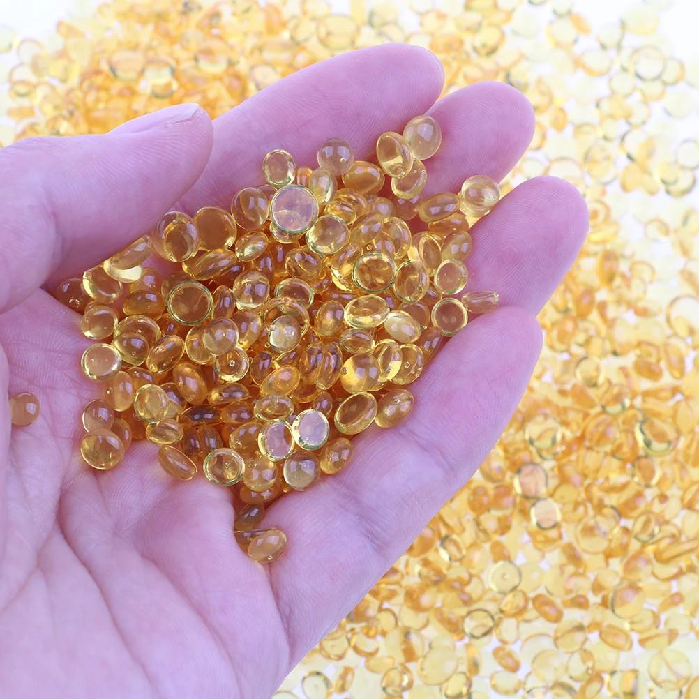100g keratin glue granule/beads/grain for human hair extension for I tip/ U-tip hair amber Color