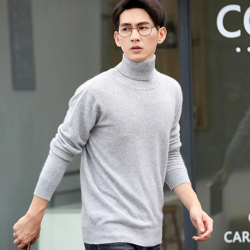 Aliexpress.com : Buy Loose Turtleneck Pullover Men