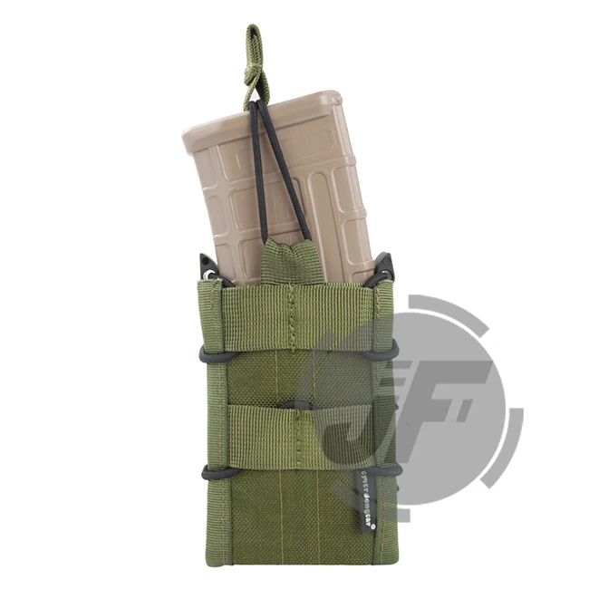 Emerson одиночный Стек модульный 5,56 M4 M16 AR15 SR52 P-MAGS M1A1 G3 подсумок Emersongear MOLLE большой емкости Mag Перевозчик - Цвет: OD