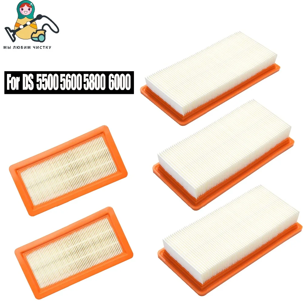 5X картридж hepa фильтр для karcher запчасти DS 5500 DS5500 DS5600 DS5800 6000 пылесос 631 0-6 414 | Бытовая