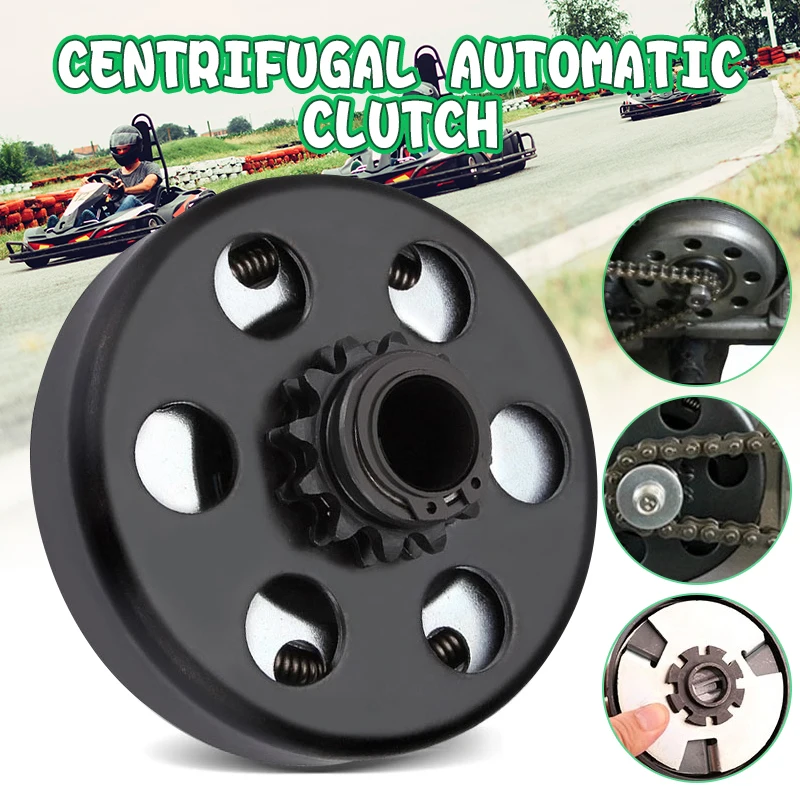 

10 Tooth 19mm 420 Chain Centrifugal Automatic Engine Clutch For GO Kart Minibike Fun