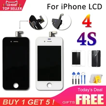 Grade AAA+ LCD Screen For iPhone 4 4S LCD Touch Digitizer Screen Replacement Assembly Complete Display For iPhone4S 4G LCD A1387 Grade AAA+ LCD Screen For iPhone 4 4S LCD Touch Digitizer Screen Replacement Assembly Complete Display For iPhone4S 4G LCD A1387