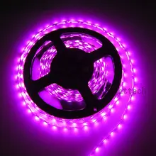 Super brillante 5mm 60L/M 5730 SMD 300 Rosa Flexible 5M tira de luz LED a prueba de agua 12V