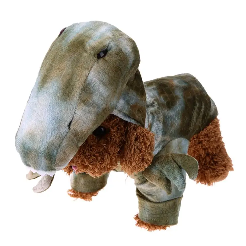 

Small Dinosaur Design Pet Dog Clothing Warm Coral Fleece Dog Coat Pet Puppy Clothes Pet Party Costume Gift