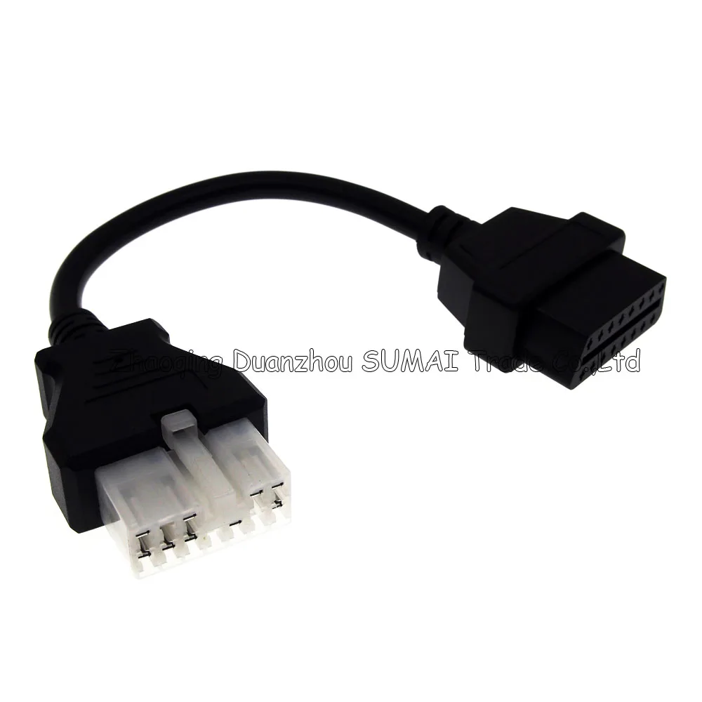 Adaptador de conector OBD1 OBD2 de 12 pines/16 Pines, conversión OBD1/OBD2 para Mitsubishi - AliExpress Luces e iluminación