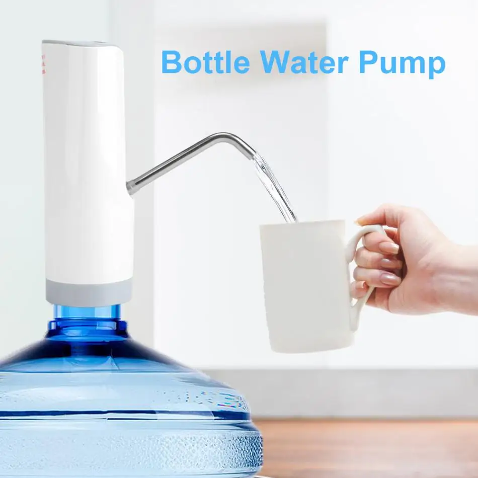 Electric Water Pump Drinking Water Bottles Pump Dispenser Top Switch