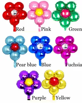 

New arrival Flower shape foil balloons Wedding decorations Event party supplies Store promotion balloon 50*58cm free shipping